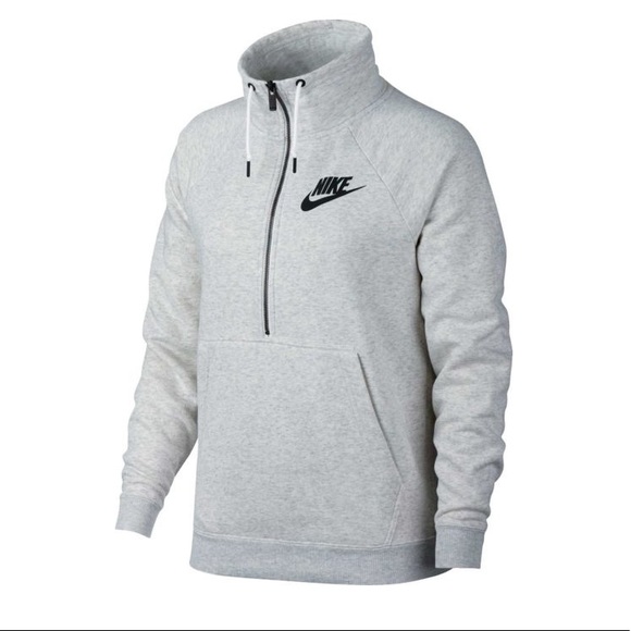 nike rally half zip hoodie